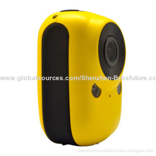 Sports Video Camera, Supports 1,080P Full HD, 30m Waterproof with Good Quality